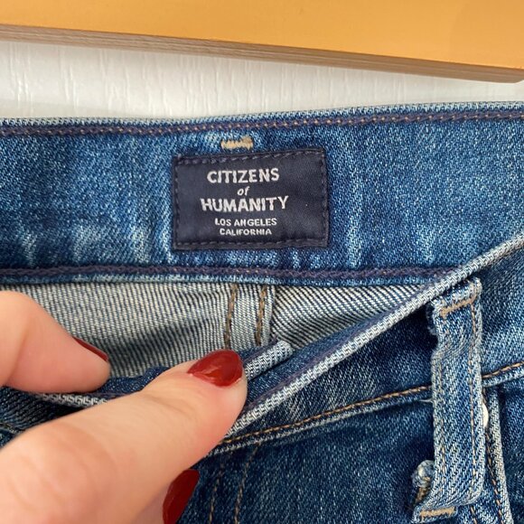 CITIZENS OF HUMANITY Demy Cropped Flare Jeans Size 29 - Picture 9 of 9